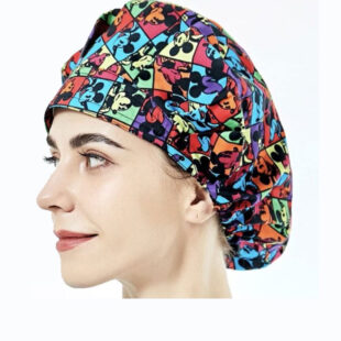 scrub-hats-and-mask-set